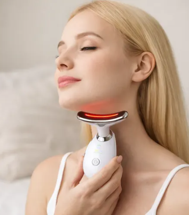 Rejuvenecedor Facial EMS con Luz LED