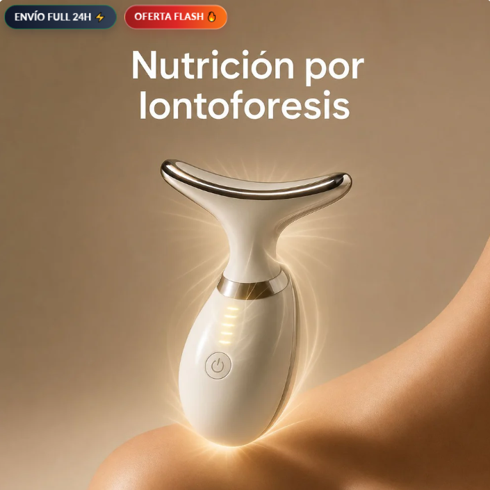 🔥 Pack Anti-Edad – Rejuvenecedor Facial EMS + Sérum Energizante Pro.